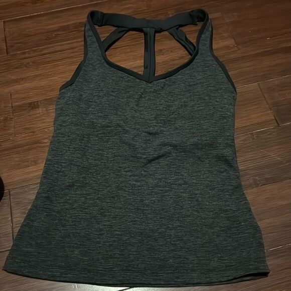 Black and Gray KORAL Workout Top - Size Medium Tank - Never Worn - Picture 1 of 5